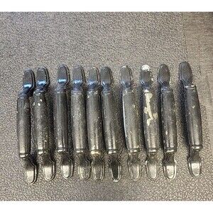 CAST IRON VTG KITCHEN CABINET DOOR CUPBOARD DRAWER PULL HANDLES 5" Lot *READ